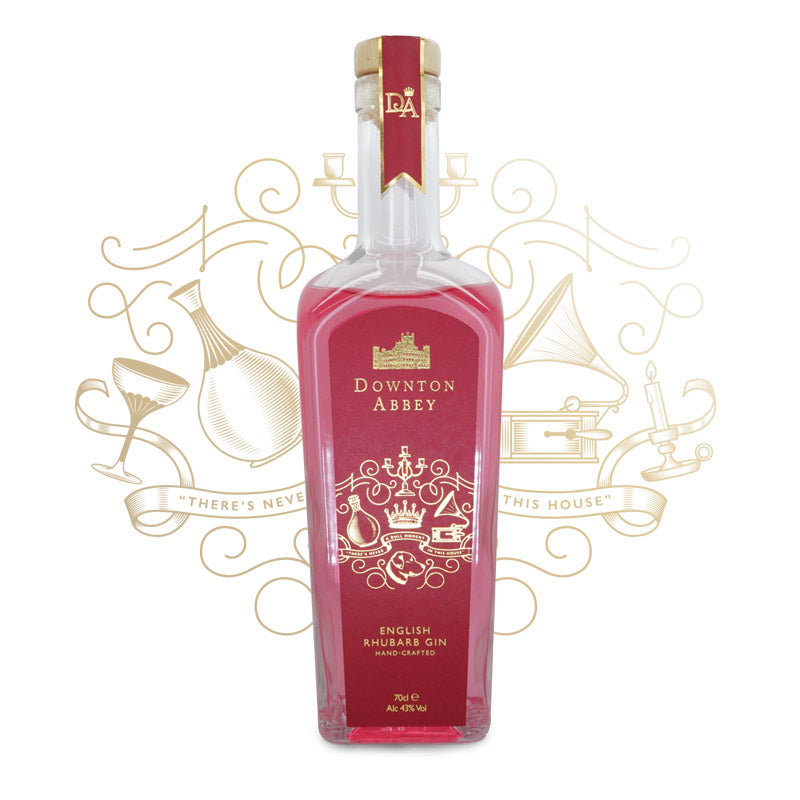 Bottle of Downton Abbey Rhubarb Gin 700ml